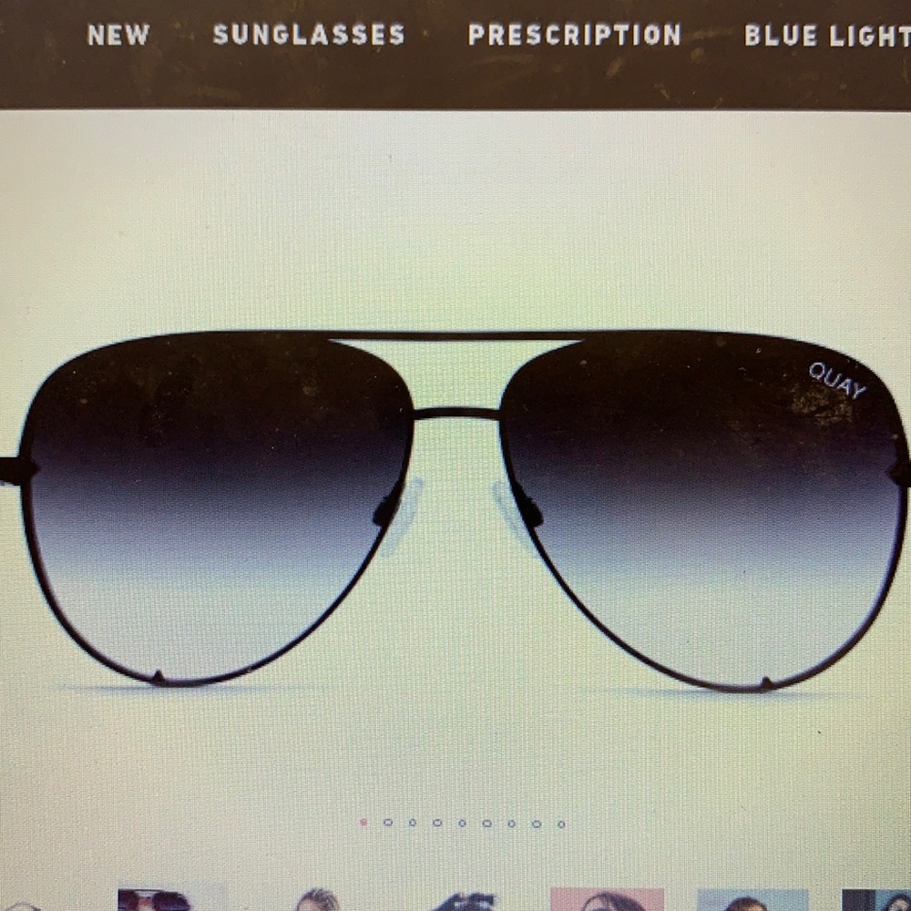 Quay high key black fade